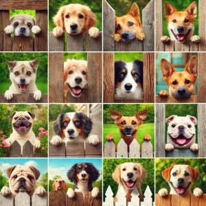 26 Dogs Peeking At You Through Fences: A Delightful Look at Curious Canines